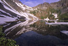 Mountains Reflected in Upper Clear Lake, San Juan Mountains, Colorado