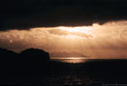 Sunrise from a hill north of San Carlos Bay, Sonora, Mexico