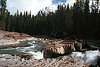 Falls on the Kicking Horse River, near Natural Bridge, Yoho National Park.