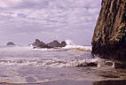 A Stormy September Morning at Seal Rock State Park - Central Coast, Oregon