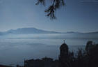 An early morning view across Laguna Ptzcuaro from Isla Janatzio - Michoacn, Mexico