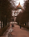 Street scene in the ancient city of Suzdal, on Moscow's 