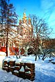 The Gate Church of the Transfiguration at the erance of Novodevichy Convent - Moscow, Russia